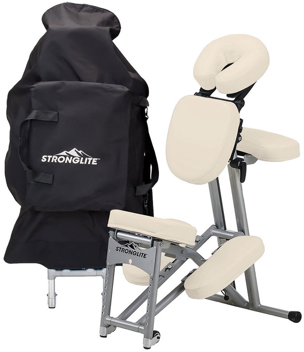 Stronglite ErgoPro 2 | Draagbare Massagestoel | Vanille Crème