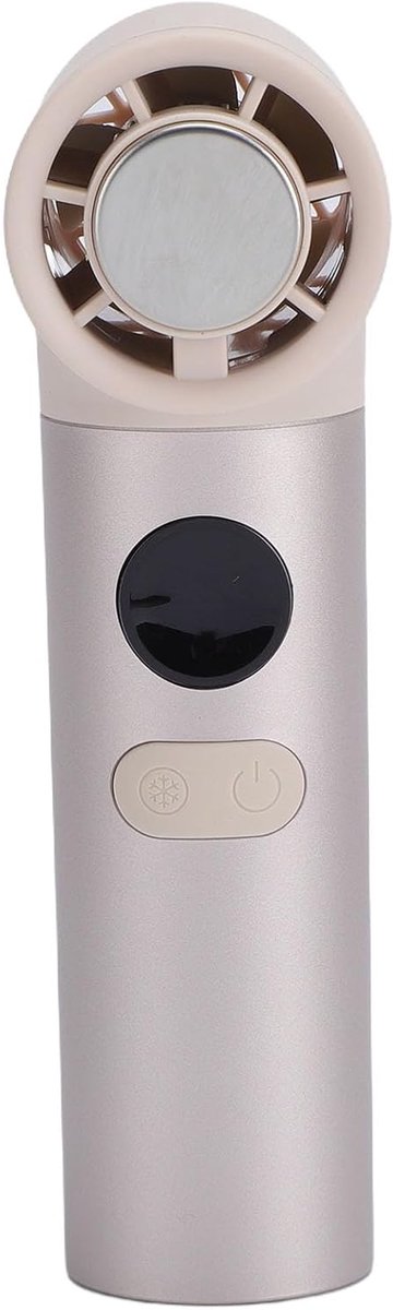Draagbare Handventilator - Mini Ventilator - Koel Blijven - IJskoel Functie - 3000 mAh - Zwart