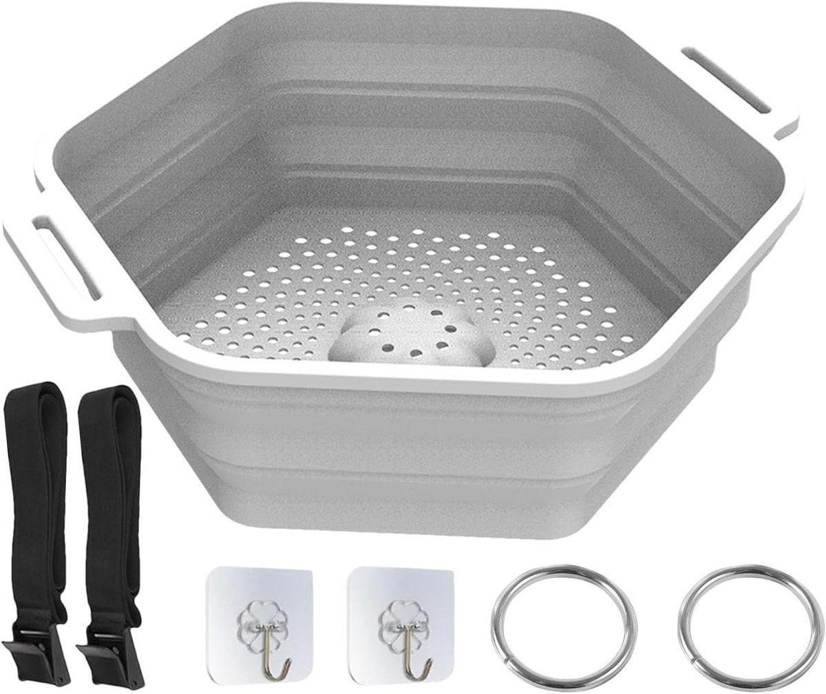 IJsbad Koeler - Koudwater Douche - Herstel Bevorderen - Efficiënte Koeling - 27.5 x 24.9 x 5.9 cm - Grijs