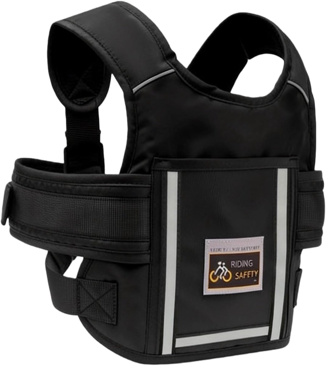 SnelShoppen - Motorfiets Kinderzitje Veiligheidsgordel Verstelbaar Reflecterend Waterdicht Nylon voor Scooter en Motor, Ademend en Veilig voor Kindere