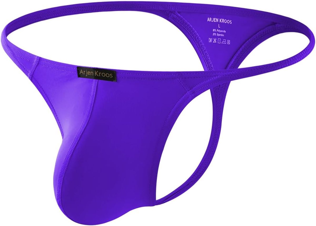 SnelShoppen - Sexy G-strings Heren | Comfortabele String Tanga Ondergoed voor Mannen | Effen Kleur, Elastisch, Low Rise Mini Thong voor Feest en Dagel