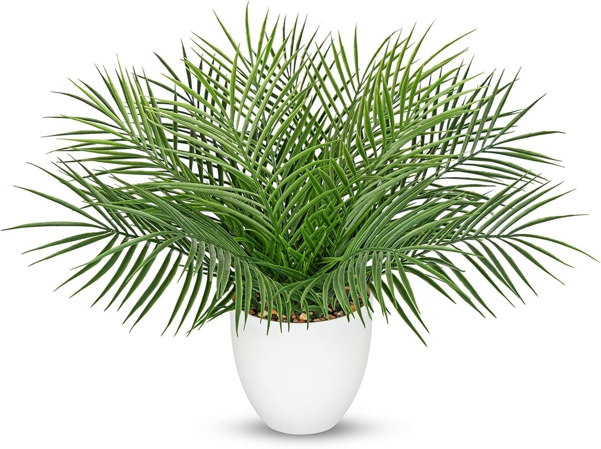 SnelShoppen - Oairse Kunstplant in Pot - Kunstpalm Decoratie voor Thuis, Kantoor, Hotel - Moderne Kunstplanten voor Woonkamer, Balkon, Slaapkamer, Bad