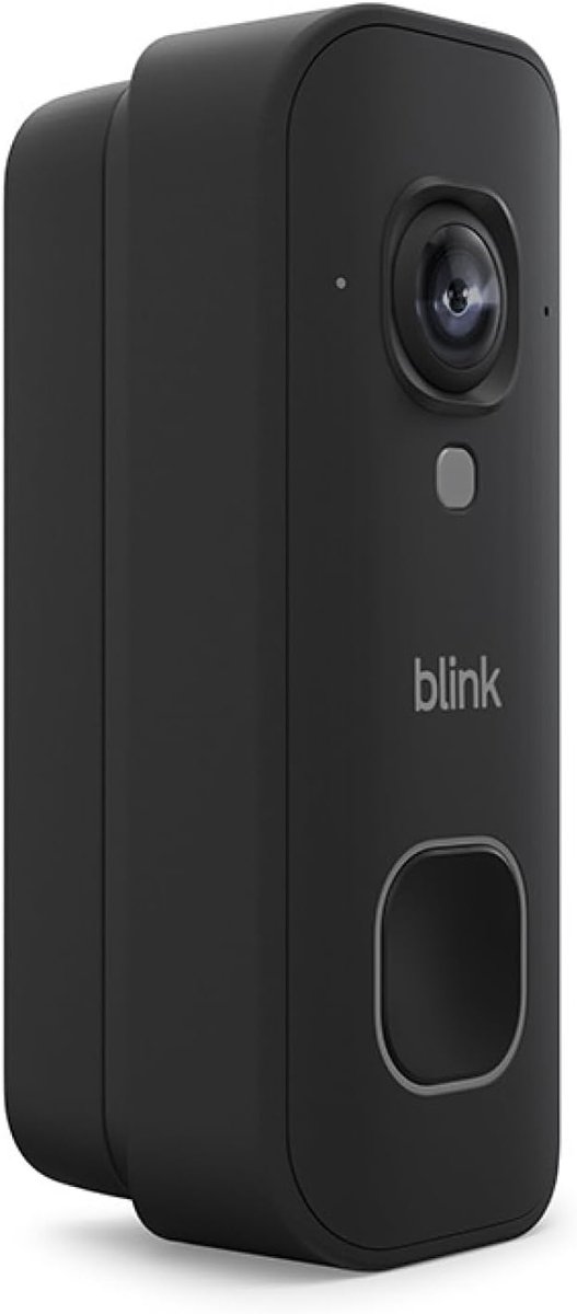 Thijox - Hoekmontagebeugel voor Bedrade Videodeurbel 2K+ van Blink - Eenvoudig te Installeren, Kantelbaar voor Flexibiliteit en Optimaal Zicht - Zwart