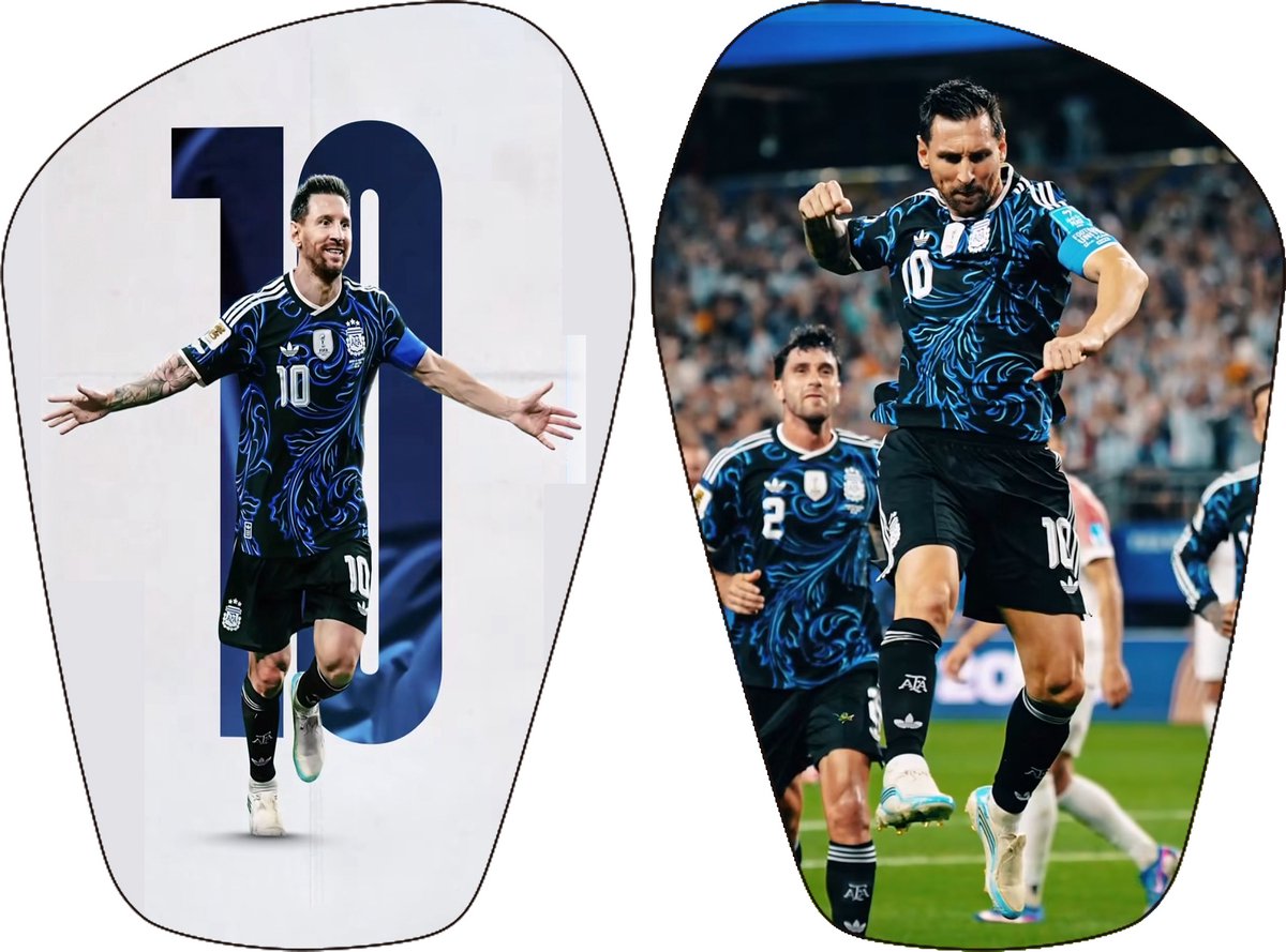 Scheenbeschermers "Messi" WK - Maat S