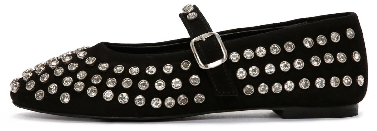 DERIMOD Ballerina Shoes Leather Ballerina Shoes
