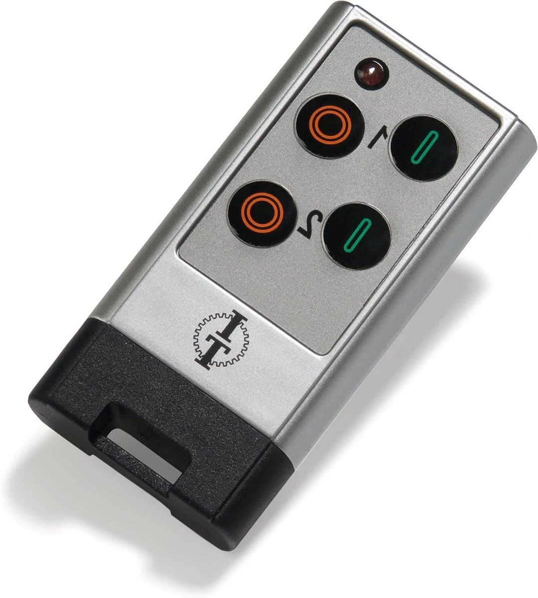 Draadloze Mini-handzender - Afstandsbediening - Smart Home Bediening - 2-kanaals - 30 Meter Bereik - Zilver