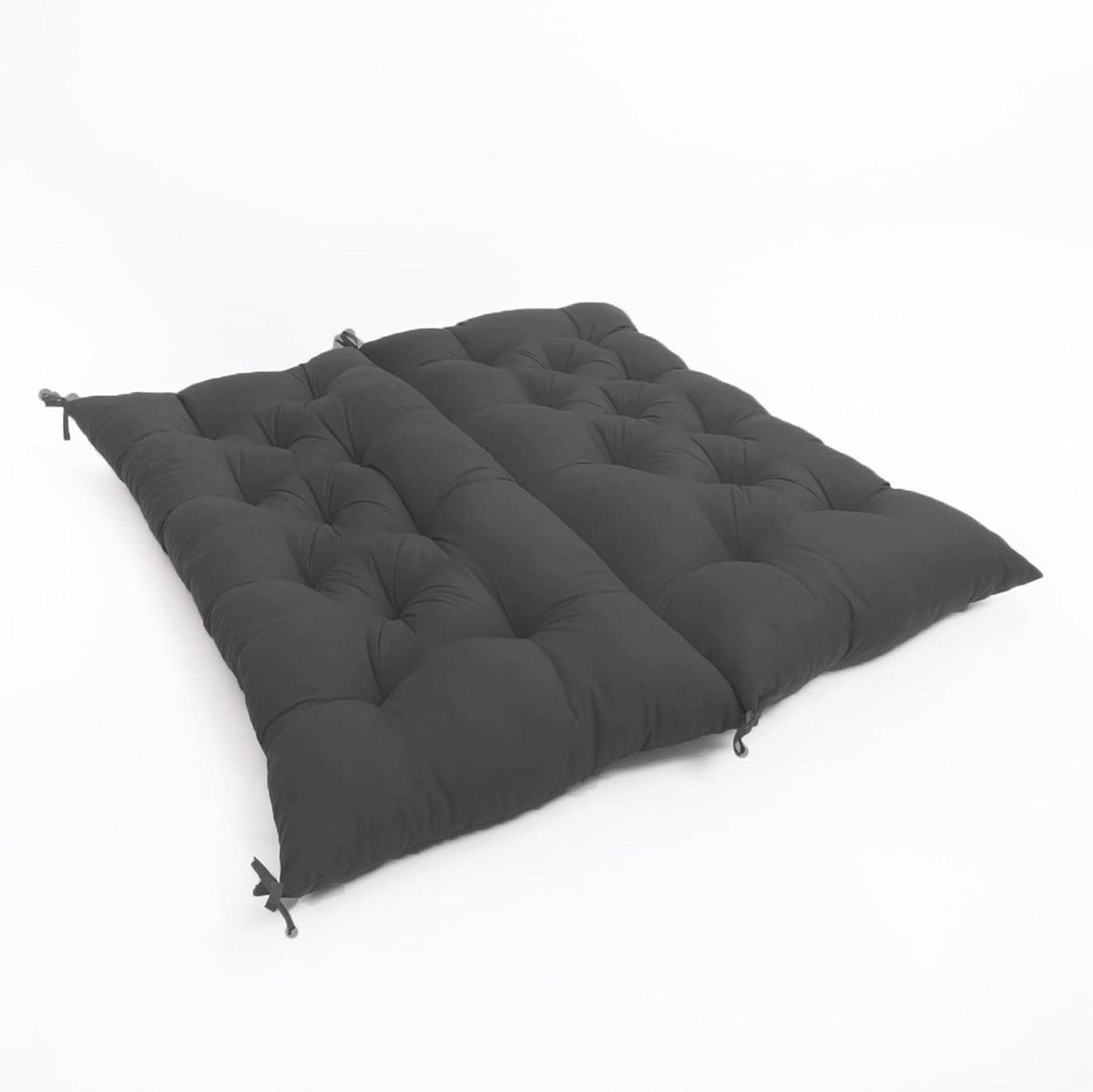 Ligstoelkussen Dik - Tuinkussen Bank - Buiten Zitten - Antislip Ontwerp - 150 x 100 cm - Donkergrijs