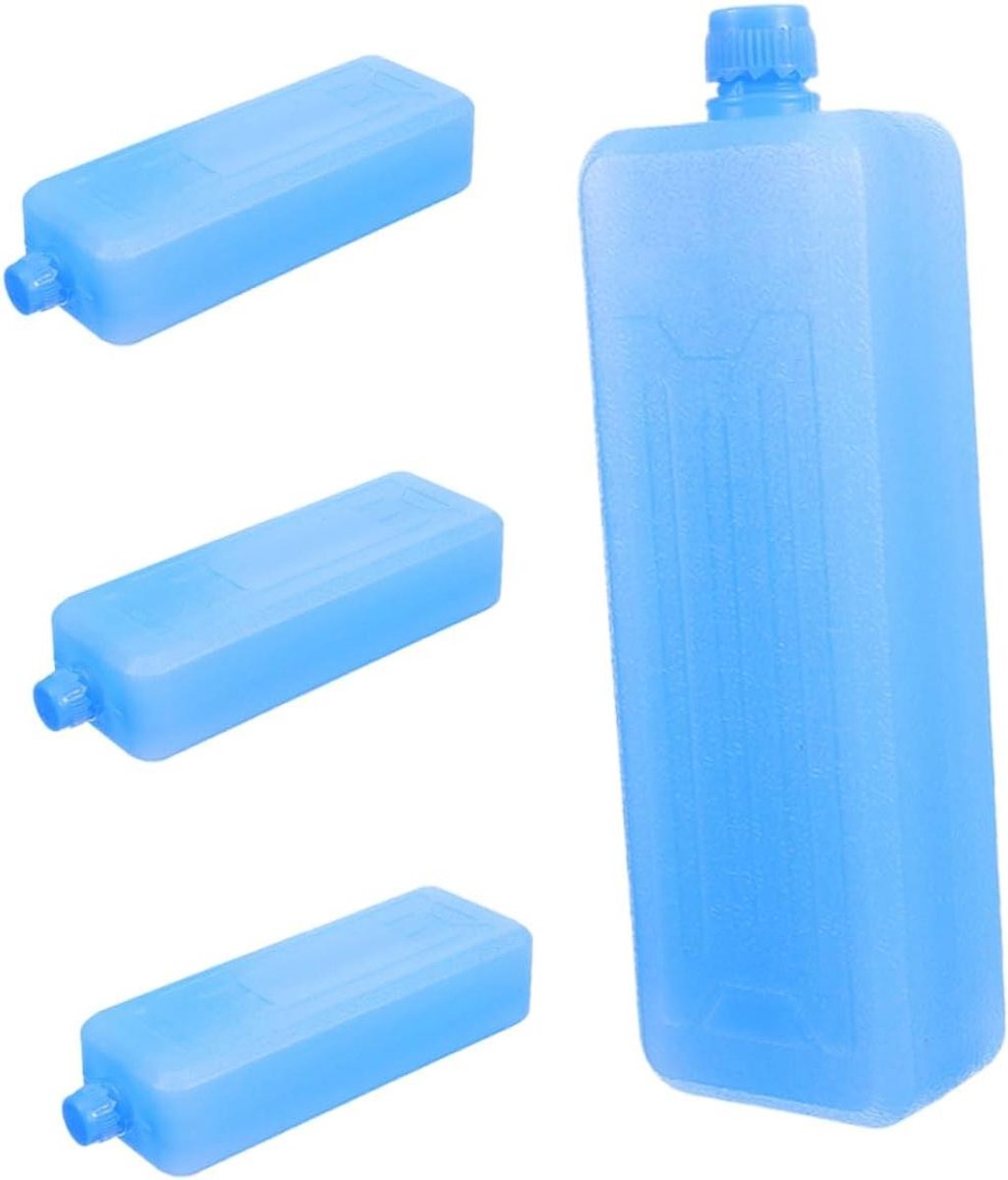 Herbruikbare Ijs Packs - Koelelementen Set - Energiezuinig Koelen - Snelle Temperatuurverlaging - 4 Stuks - Blauw