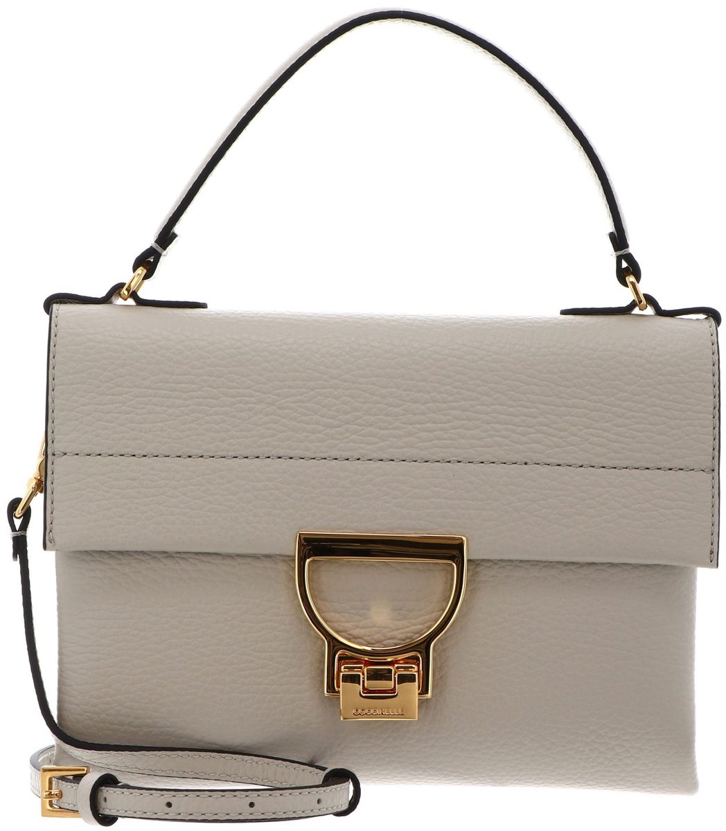 COCCINELLE Leren handtas schoudertas Arlettis Handbag Eucalipto groengrijs