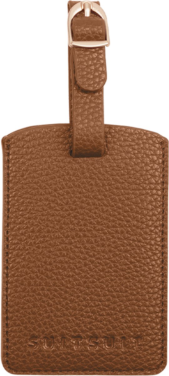 Bol.com SUITSUIT Fab Seventies - Bagagelabel voor koffer - Kofferlabel - Camel aanbieding