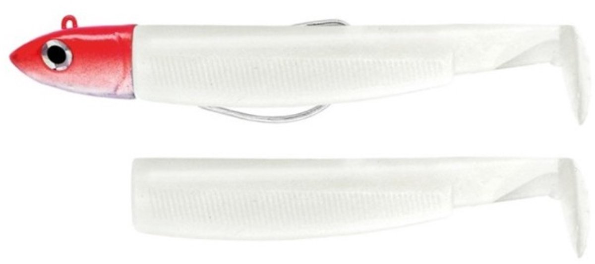 Fiiish Black Minnow Shore Combo + Body White Red Nr. 2 (90mm) 5g
