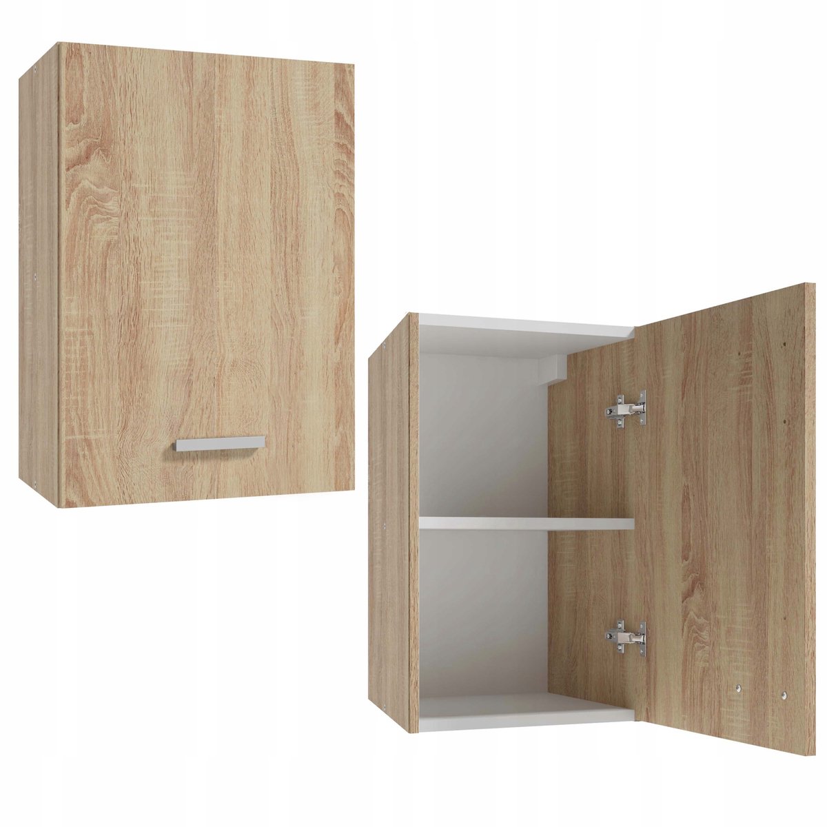 STAMAR - Keukenbovenkast 40 cm - eiken sonoma mat - 31 cm diep - 1 deur en 1 legplank