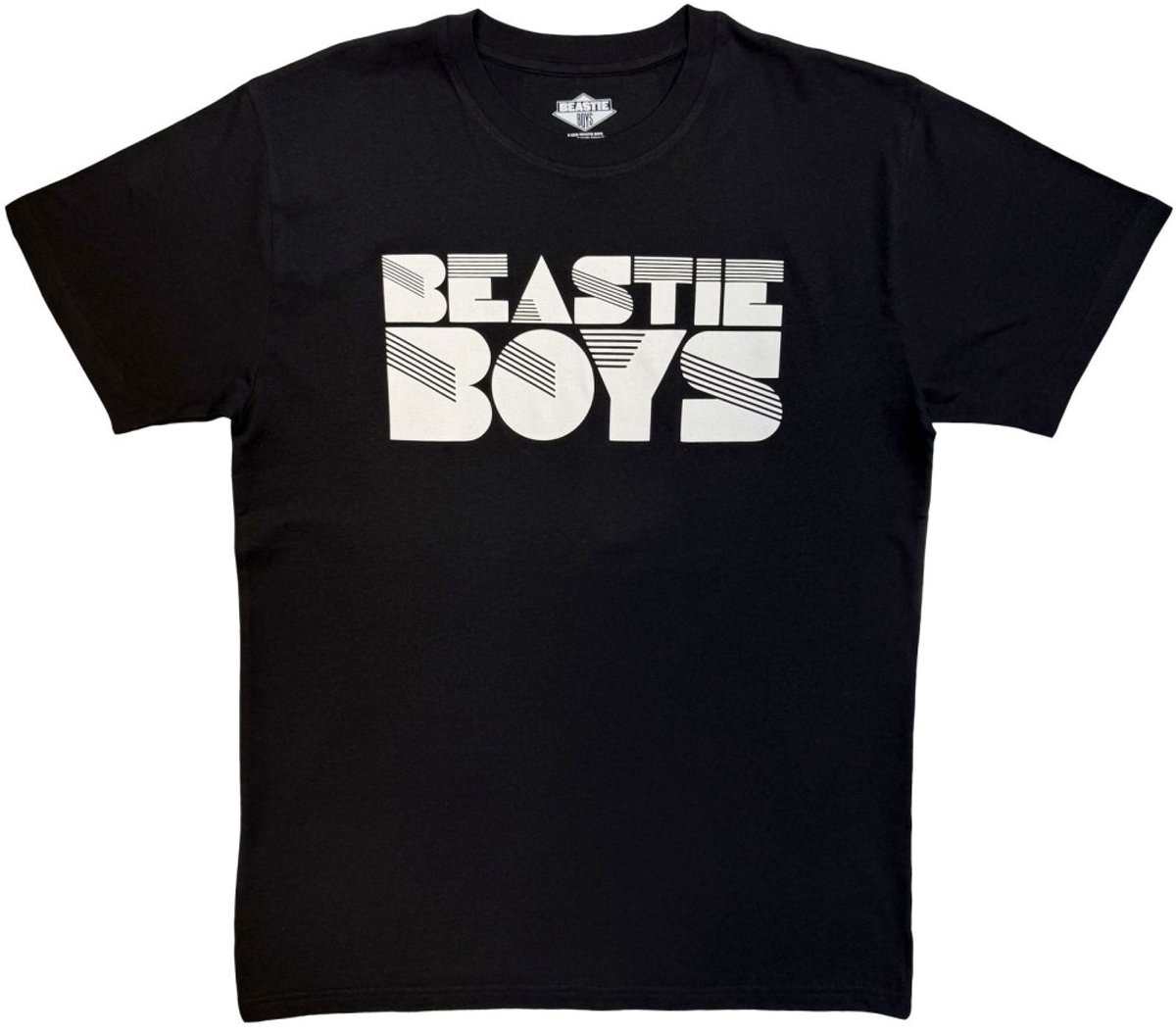 Beastie Boys - Stripes Logo Mono Heren Tshirt - M - Zwart/Wit
