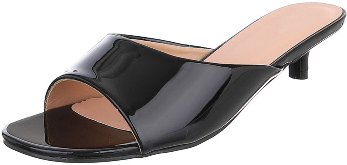 Slipper met hak - instapmodel - dames Mt:40