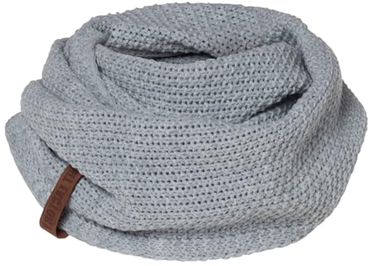 Gebreide Buis Sjaal - Ronde Sjaal - Warm Blijven - Grof Gebreid - One Size - Bruin