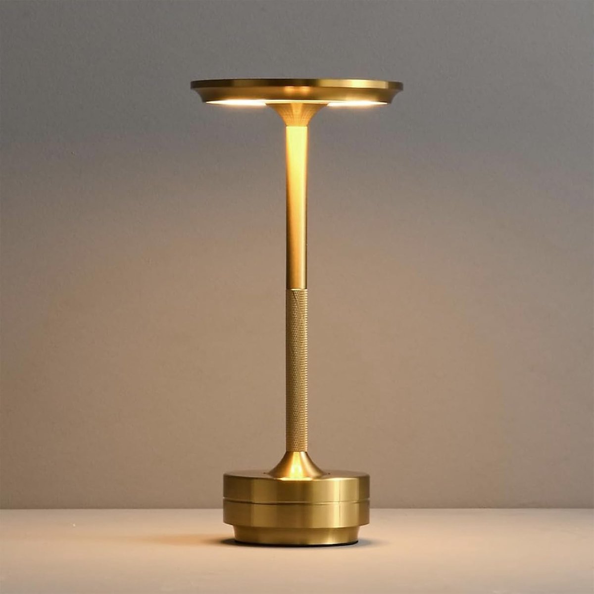 Draadloze Tafellamp - LED-Bureaulamp - 3-Kleuren Traploos Dimmen - Nachtlampje - Bureaulampen Met Aanraakbediening - Voor Slaapkamer/Buiten/Eetkamer/Terras