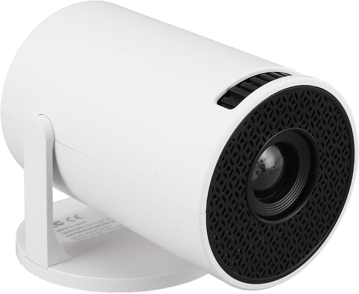 Draagbare Projector - Kleine Beamer - Films Kijken - Automatische Keystone - 150 Inch Scherm - Wit