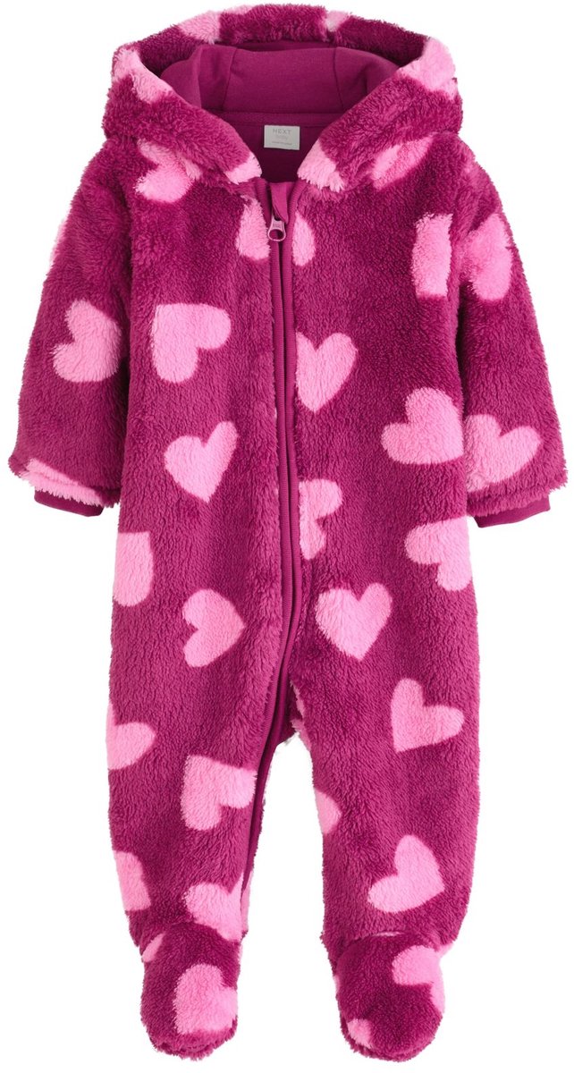 Next - Meisjes - Babypakje van fleece - Paars