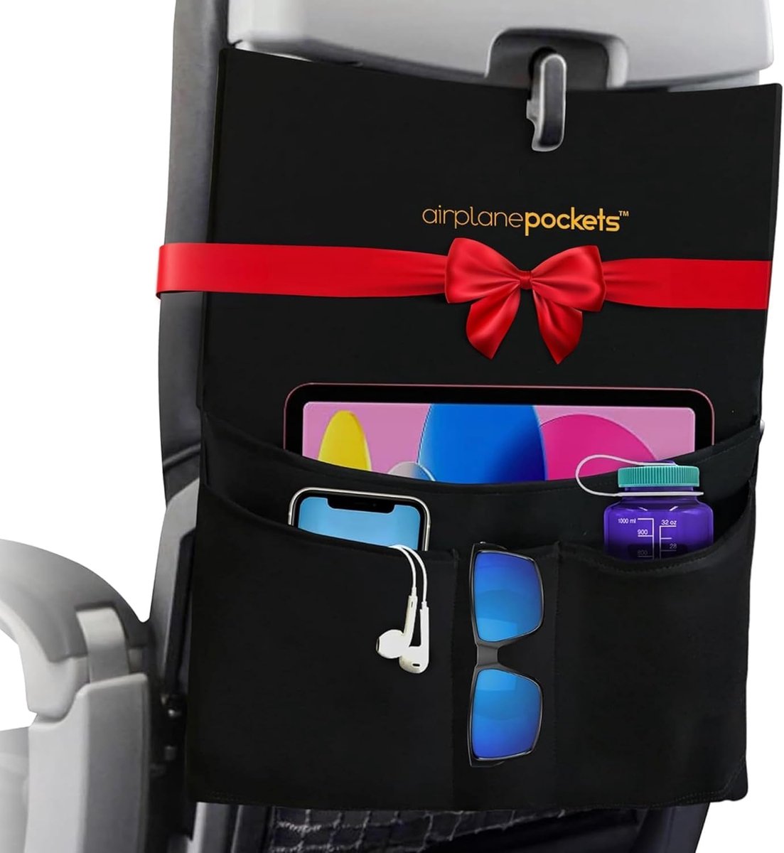 SnelShoppen - Airplane Pockets Tafelkleed met Opbergzakken | Organizer voor Achterbank | Reisaccessoires voor Hygiënisch en Georganiseerd Vliegen, Ide