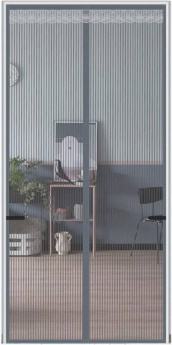 SnelShoppen - Magnetisch Deur Insectenscherm 90x210 cm - Muggenscherm met Automatische Sluiting - Ideaal voor Tuin, Terras, Keuken en Voordeur