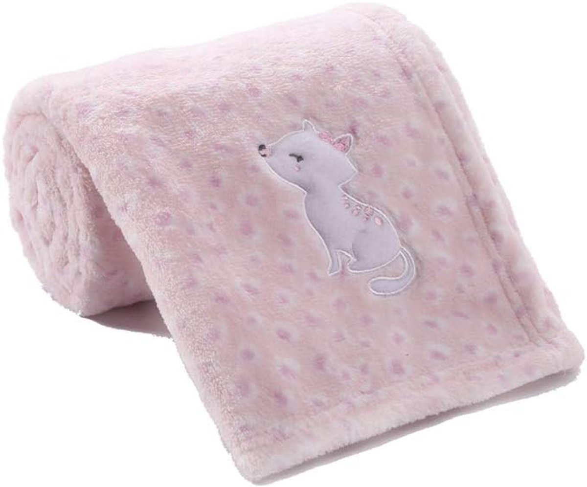 SnelShoppen - Zachte Babydeken voor Pasgeborenen - Fleece Pluche Kinderwagen Deken - Knus en Warm - Perfect Cadeau voor Baby's en Peuters - 75x100 cm