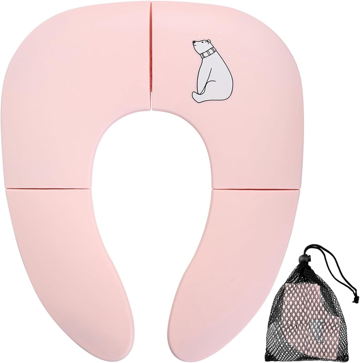 SnelShoppen - Opvouwbare Toiletstoel voor Kinderen - Toilet Trainer voor Peuters en Kinderen - Hoogwaardige PP Materiaal - Duurzaam en Makkelijk mee t