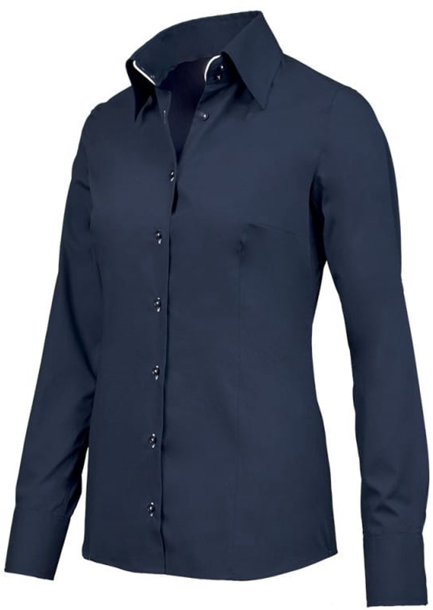 Giovanni Capraro damesblouse 29317 Navy | maat 48