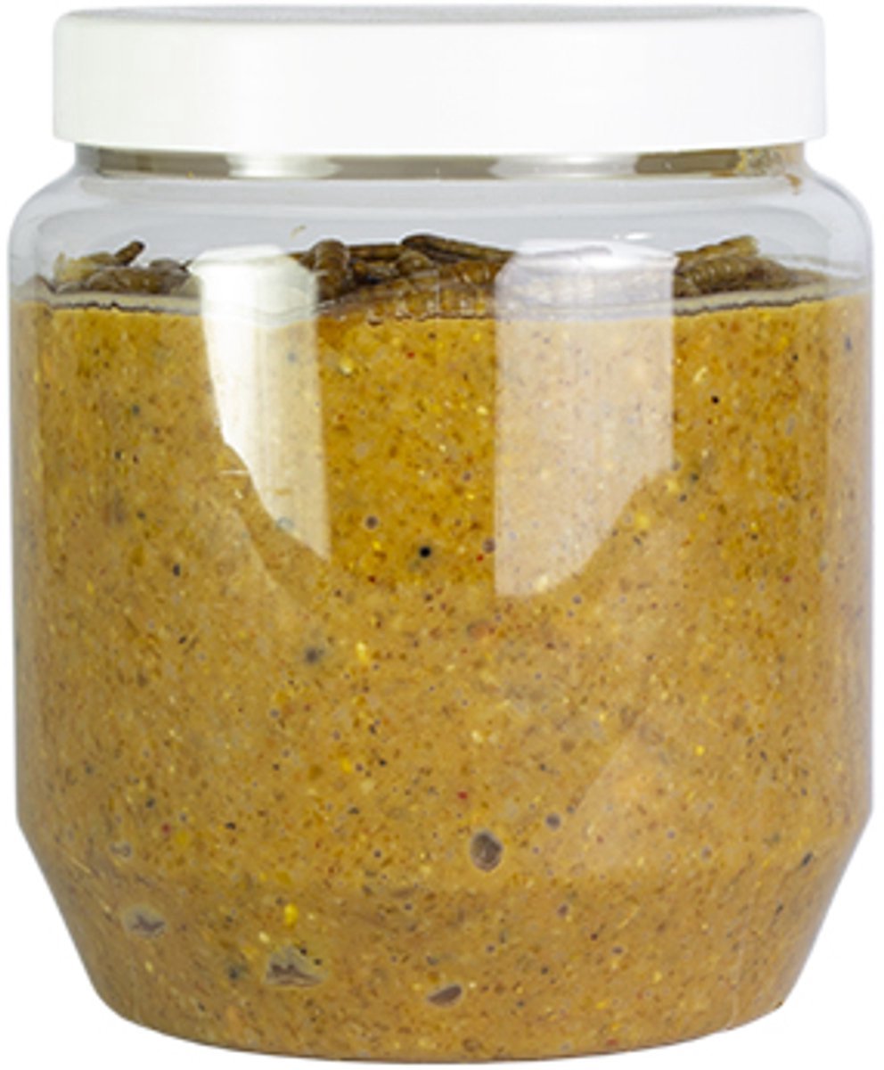 Oswalt Vogel Pindakaas Naturel - Buitenvogelvoer - 60 x 350 gram