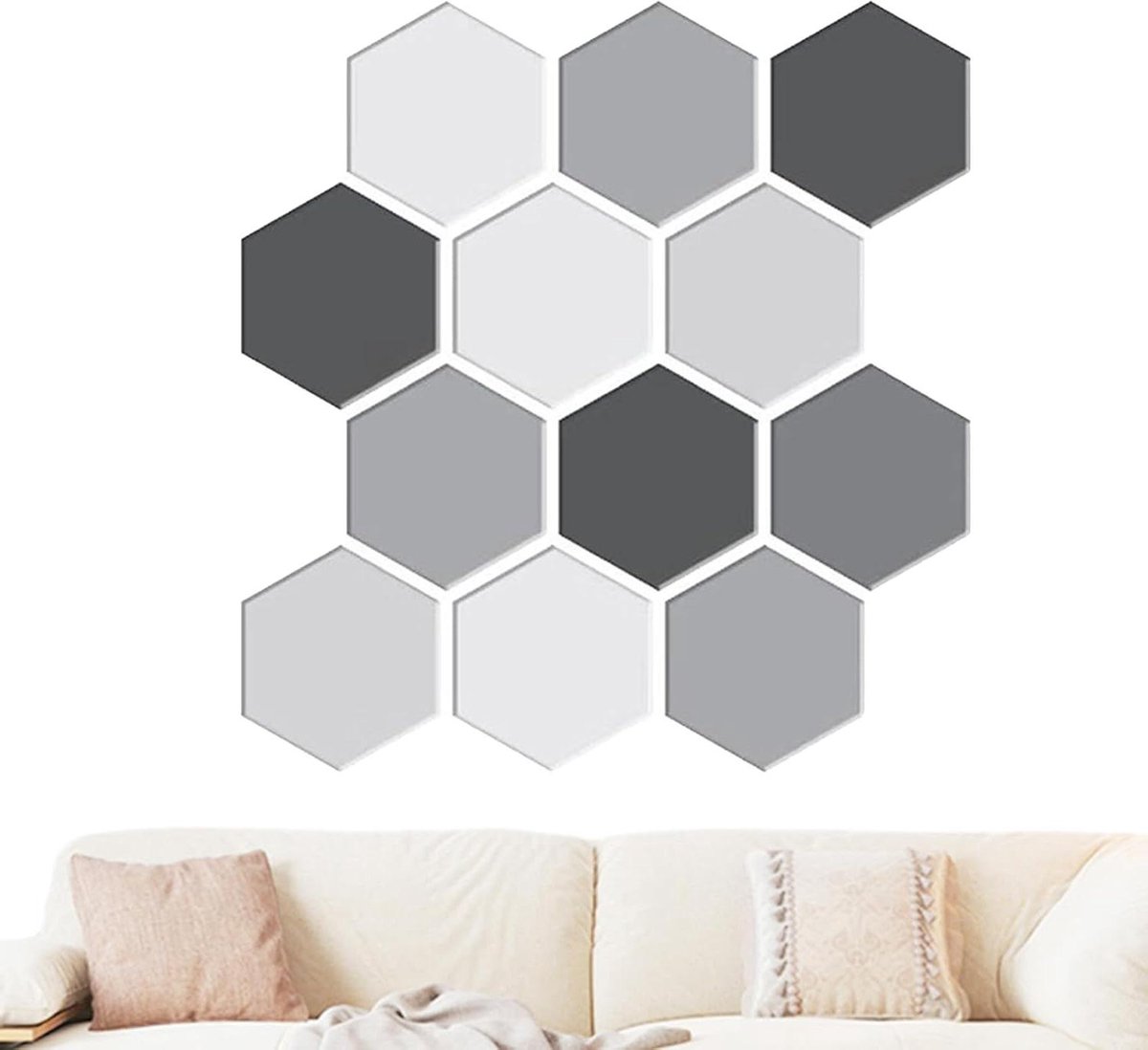 Wandtegelstickers - Keukenstickers Zeshoek - Muur Decoratie - Waterbestendig Ontwerp - 10