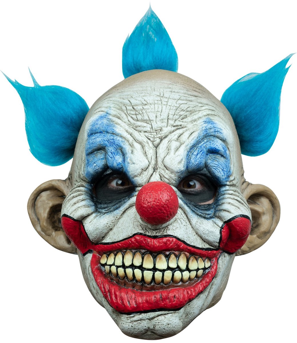 Roodwangen Horrorclown Masker