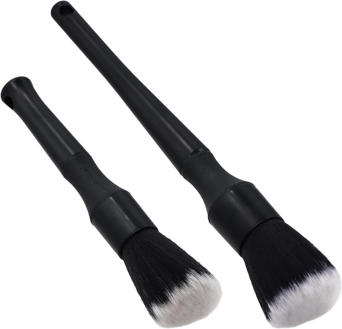 SnelShoppen - Car Detailing Brush Set 2 Stuks - Zachte Anti-Stof Autoborstel voor Interieur en Exterieur - Perfect voor Dashboard, Ventilatie en Moeil