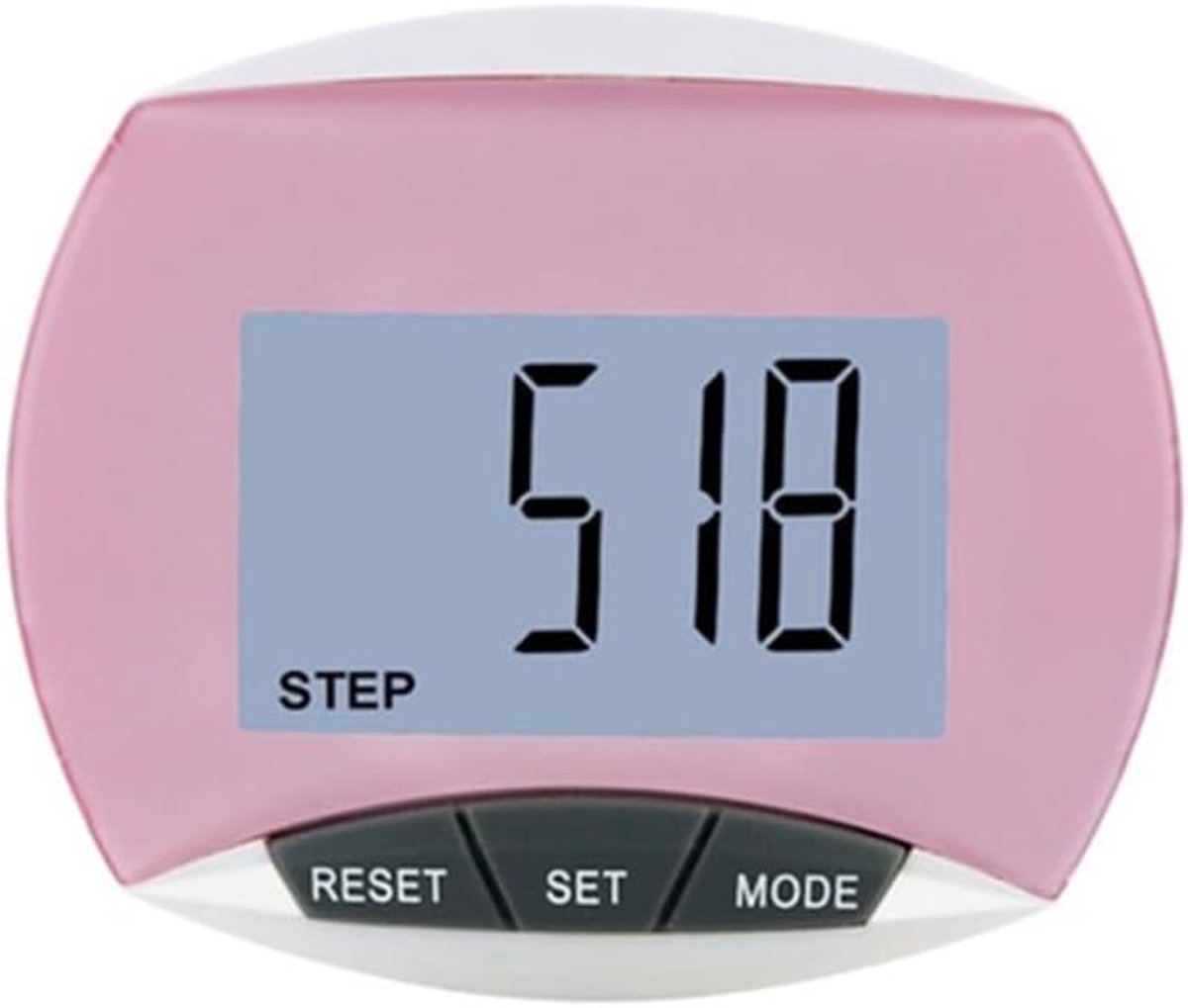 SnelShoppen - 3D-stappenteller Digitale Stappenteller, Draagbare Pedometer met Calorieverbruik, Grote LCD, Voor Mannen, Vrouwen en Kinderen, Fitness T