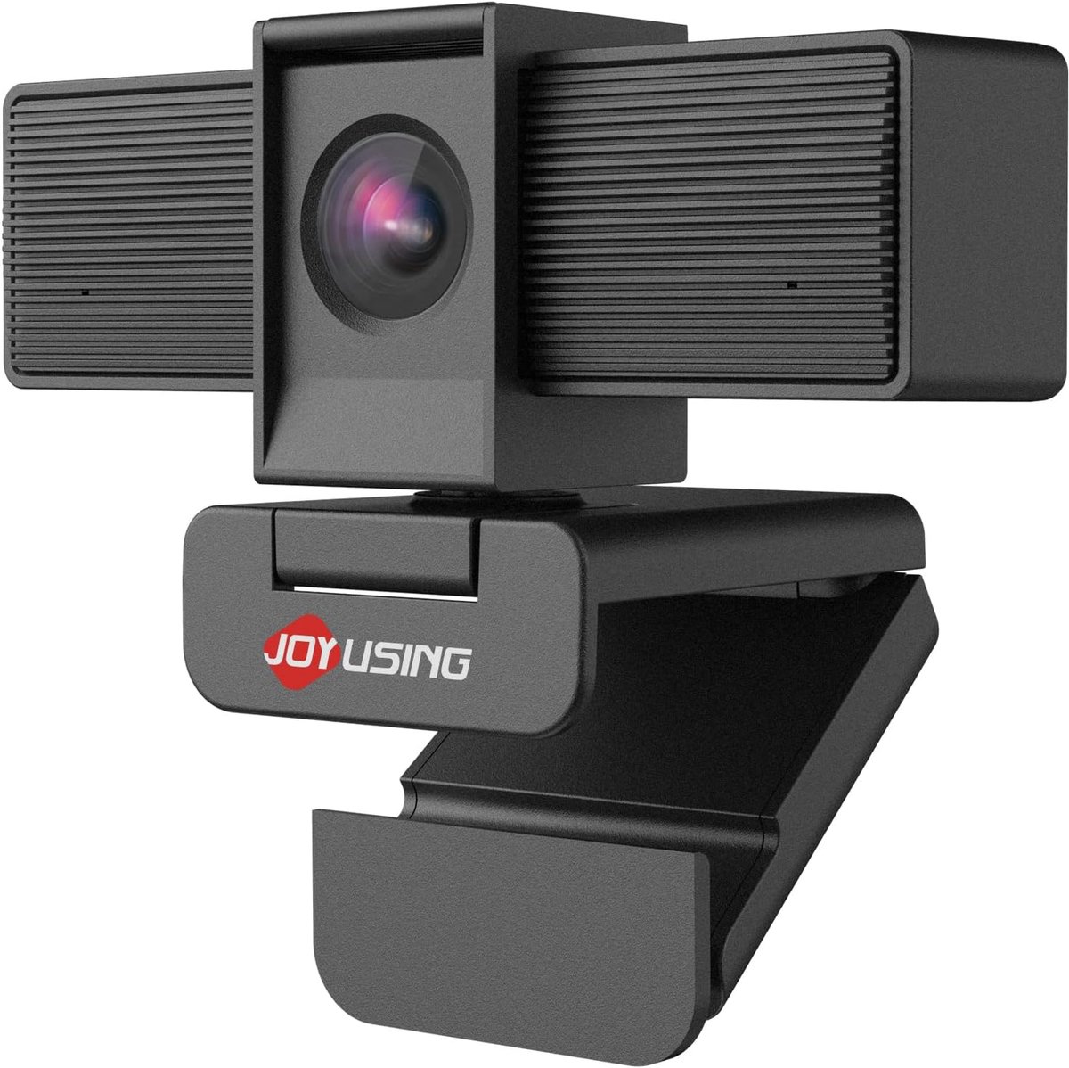 SnelShoppen - 4K Webcam voor PC - Ultra HD, PDAF Autofocus, Geluidsonderdrukkende Microfoons, 73° FOV, Auto Lichtcorrectie, Privacy Cover, Ideaal voor