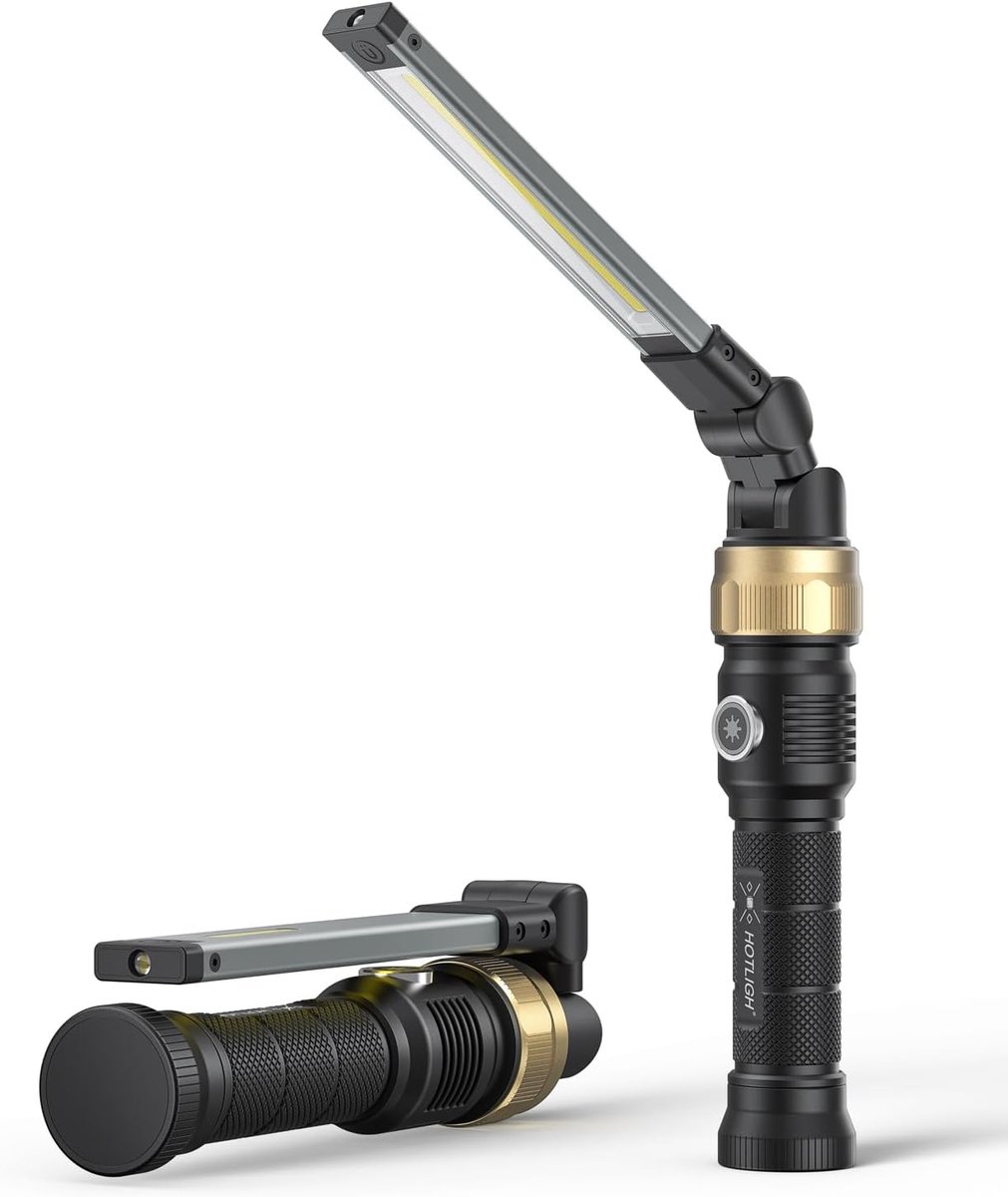 SnelShoppen - Handheld Work Lights - Draagbare Werkverlichting - LED Lampen - Oplaadbare Lamp - Waterdicht - Voor Camping, Tuin, Klussen, Feesten - 3