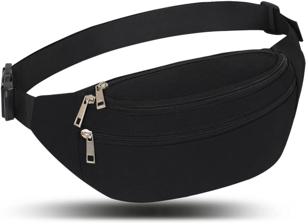 SnelShoppen - Bumbags Heuptas Fanny Packs voor Mannen en Vrouwen - Verstelbare Sport Heuptas - Waterdichte Polyester - Ideaal voor Hardlopen, Wandelen