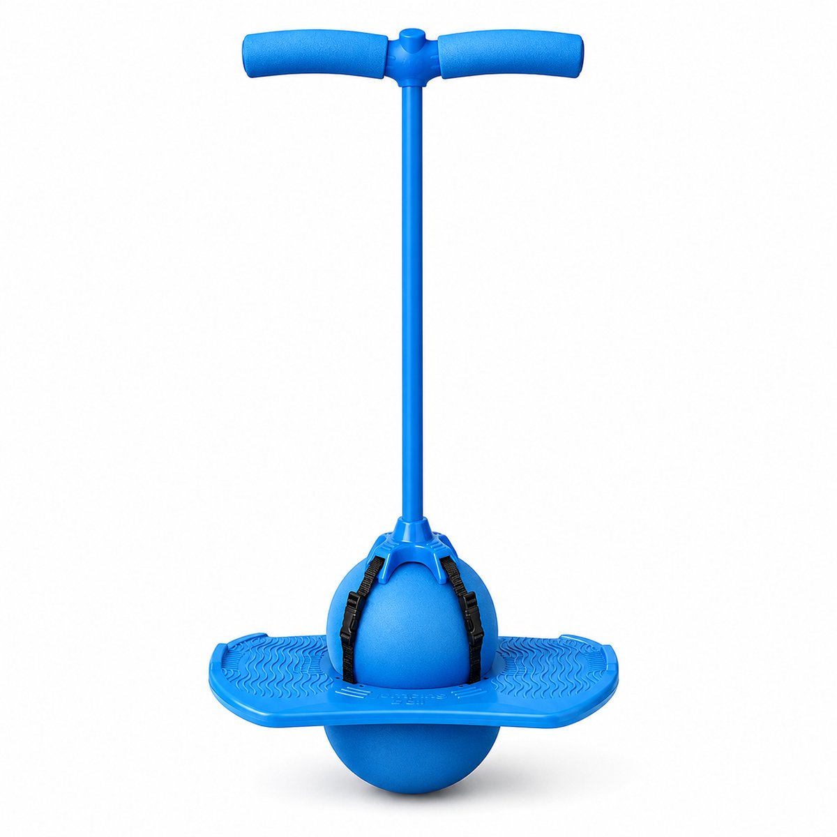 Jojoy - Balansspringbal – Springbal voor Kinderen & Volwassenen – Balansbal voor Binnen en Buiten – Coördinatie & Motoriek Trainer – Anti-slip – Max. 120 kg - Blauw - JUMPOO