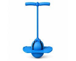 Jojoy - Balansspringbal – Springbal voor Kinderen & Volwassenen – Balansbal voor Binnen en Buiten – Coördinatie & Motoriek Trainer – Anti-slip – Max. 120 kg - Blauw - JUMPOO