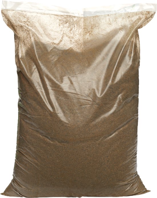 Foto: 25kg brekerzand inveegzand excluton geel bruin onkruidvrij 1 4 mm perfect voor het voegen en invegen van verschillende bestrating straatstenen tegels en klinkers of oprit makkelijk in gebruik om in te voegen en onkruidvrij 
