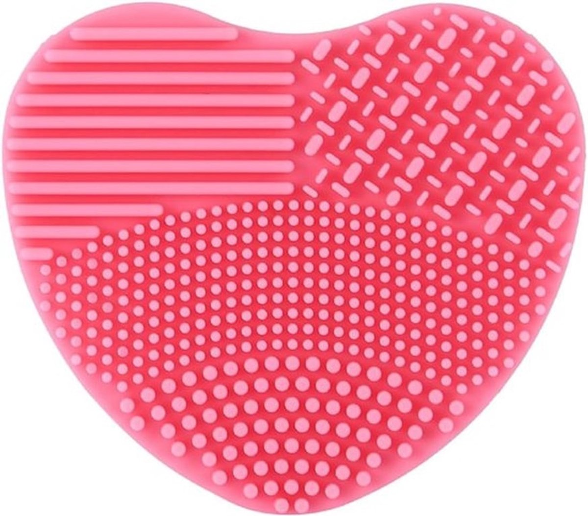 Make-up Kwast Reinigingsmat - Silica Vingerhandschoen Schrobplaat - Roze