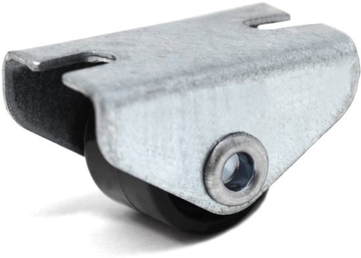 4x Design61 Bokwielen 15x12 mm - Zachte PU Meubelrollen