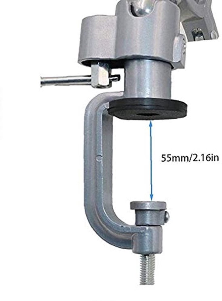 Mini Vice Draaibare Multi-angle Vice Aluminium - Klem-op Tafel voor Houtbewerking