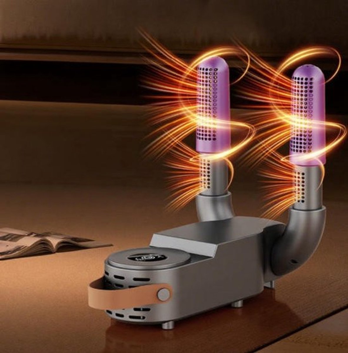 Schoenendroger - Elektrische schoenendroger - Schoenenverfrisser - Droogfunctie - Ozon schoenendroger - Schoenen - Droog - Fris - Geschikt voor alle soorten schoenen - Verwijdert geurtjes - Touchscreenversie - wit