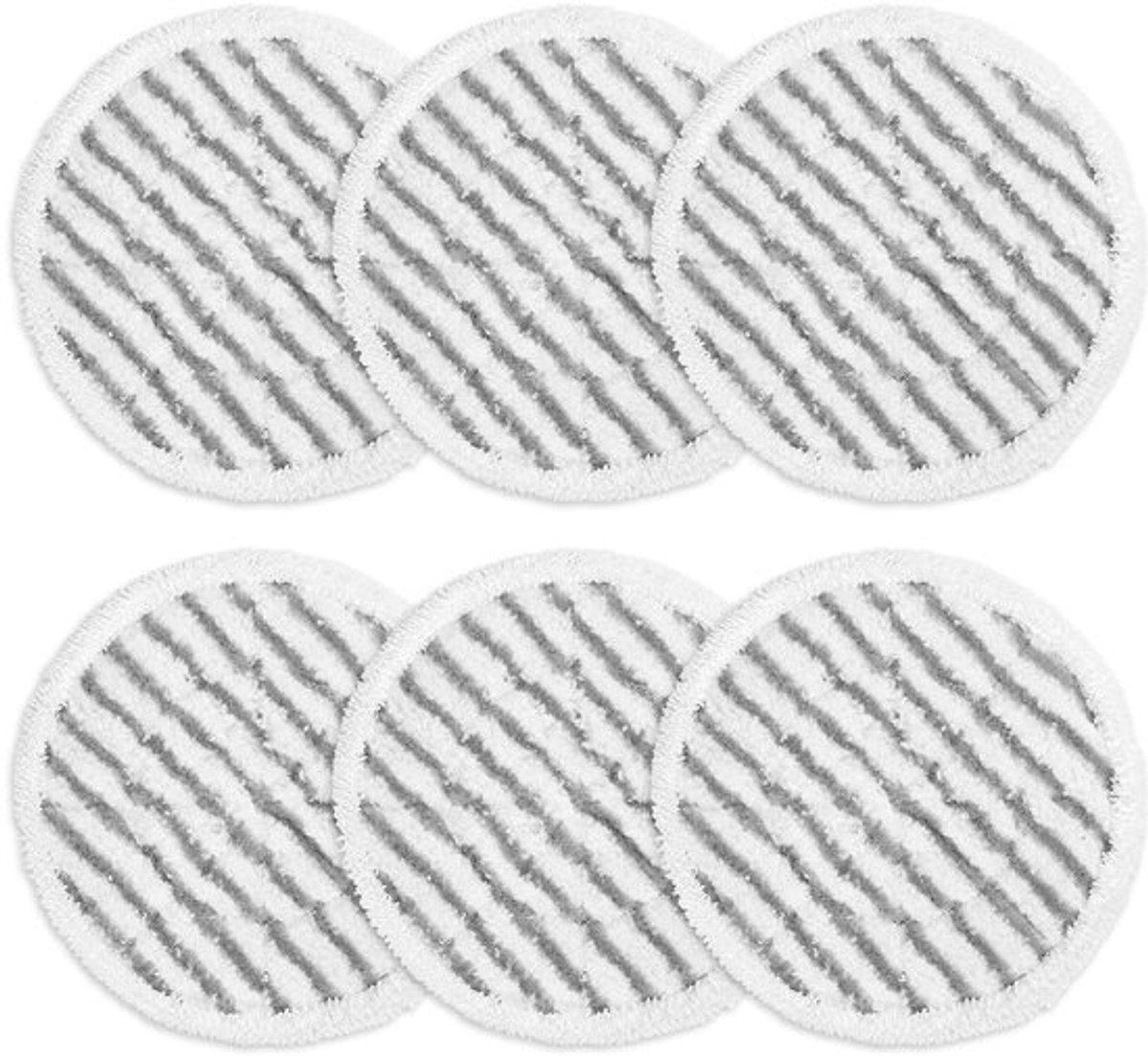 6-pack vervangende pads voor Shark S7000AMZ S7001 S7000-serie stoomreiniger - Stoomreinigeraccessoires - Steam & Scrub All-in-One stoomreiniger voor harde vloeren - Herbruikbare en machinewasbare reinigingspads - stoomreiniger