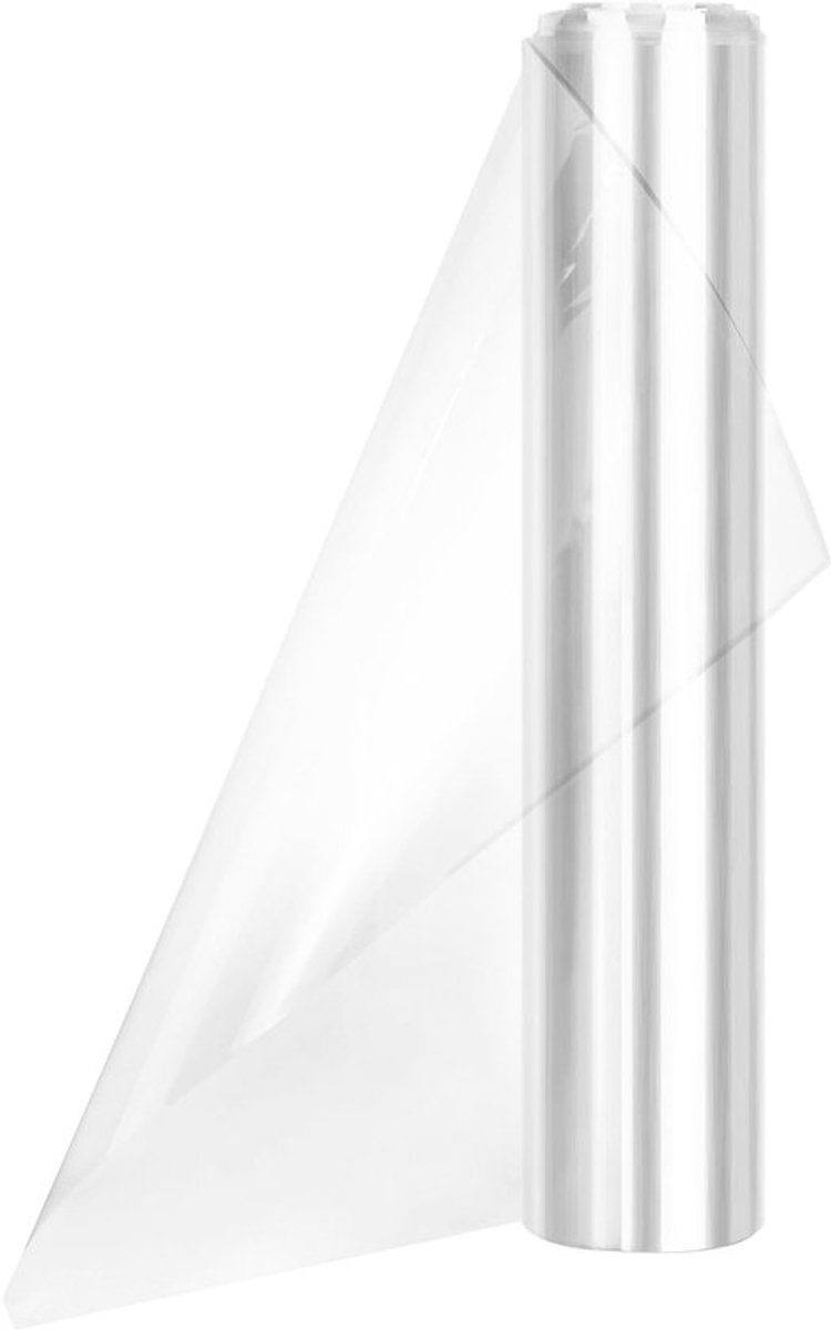 cellofaanrol, 80 cm x 60 m, transparant inpakpapier, cellofaan geschenkmanden, voor het inpakken van bloemen en geschenken