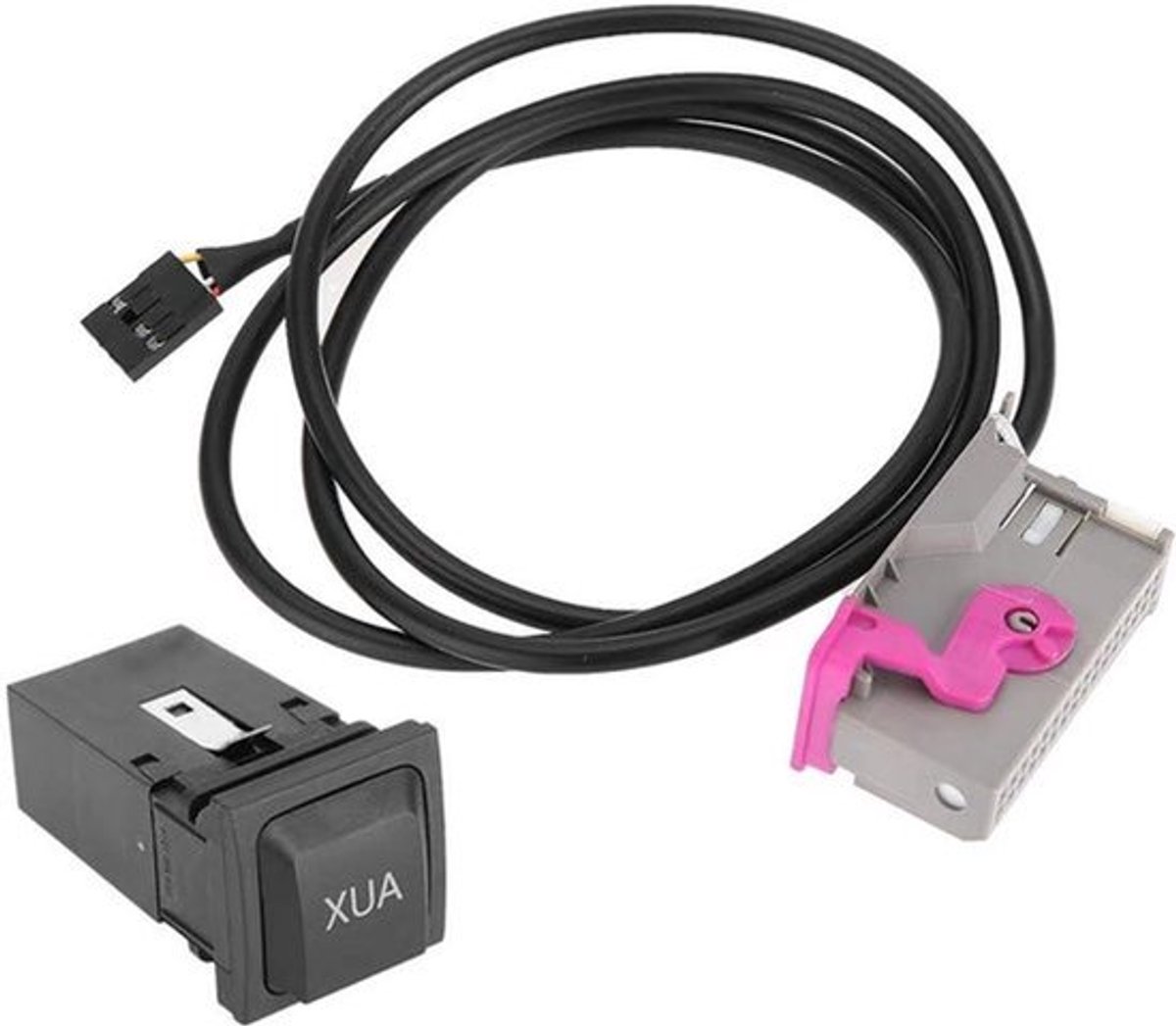 Hoge kwaliteit AUX Input kabel van slijtvast PVC Plastic - Bluetooth audio ontvanger voor eenvoudige autoradio verbinding
