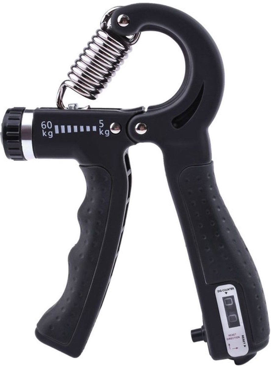 Handgreep-krachttrainer 2-pack Verstelbare weerstand 5-60 kg Onderarmtrainer, geschikt voor atleten, spiergroei en herstel van blessures