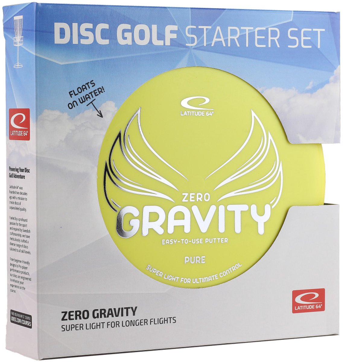Latitude 64 - Disc Golf Starter Set - Zero Gravity - Set of 3 Driver Midrange Putter
