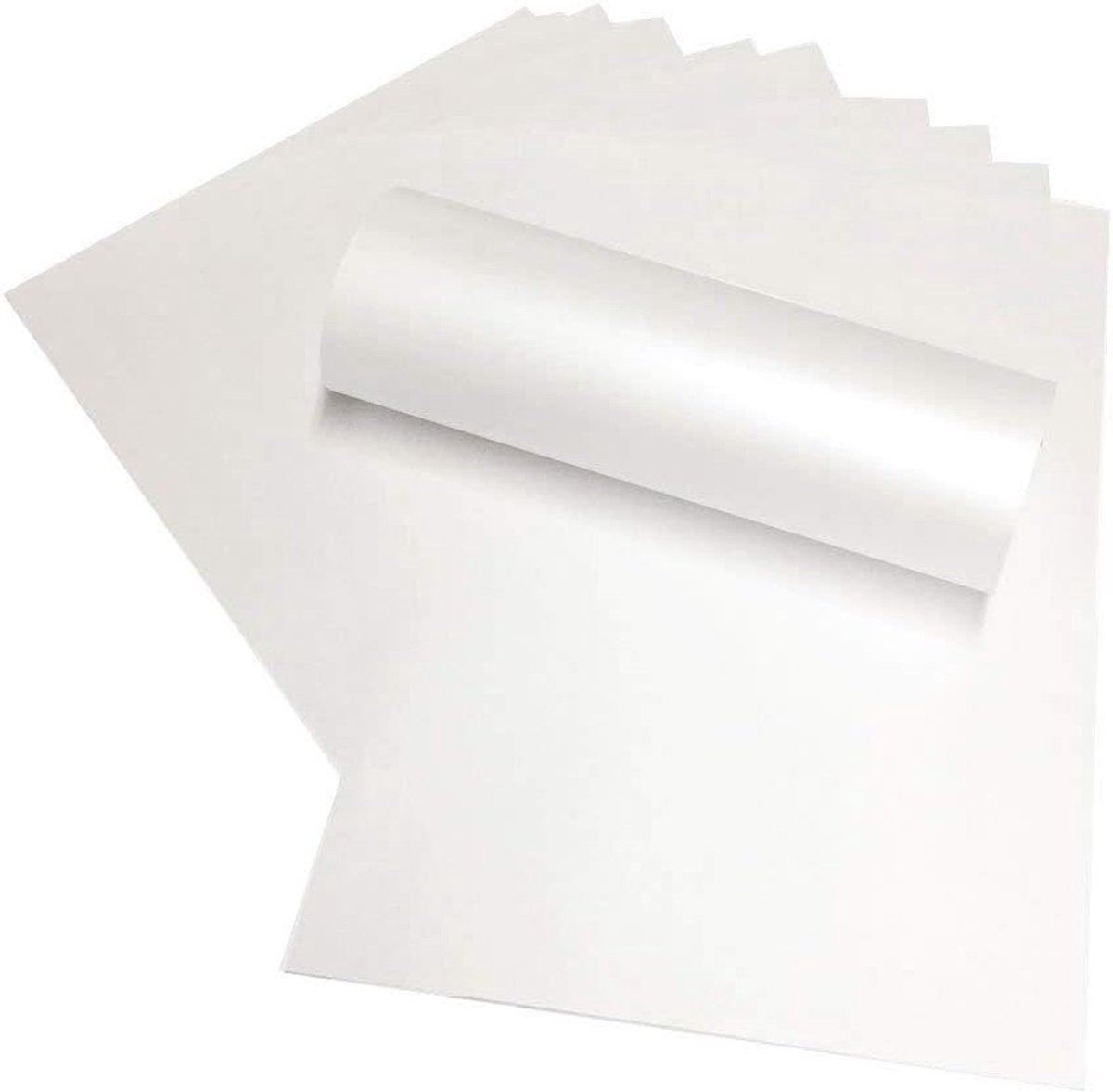 SnelShoppen - A4 Glanzend Papier 120 g/m² Dubbelzijdig Geschikt voor Inkjet en Laser Printers - 50 Vellen Wit
