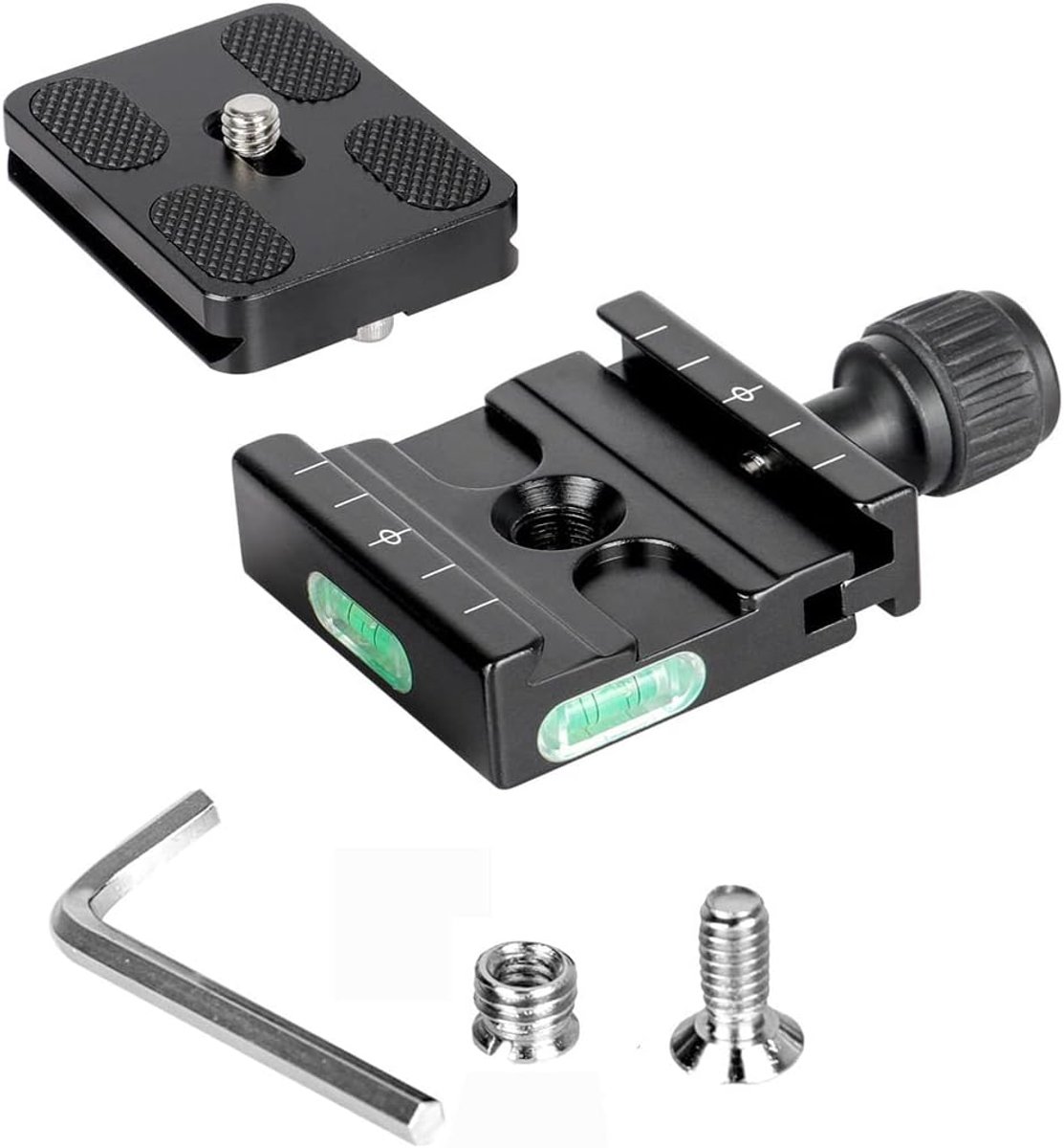 SnelShoppen - 50mm Quick Insert Clamp voor Arca Swiss Compatibele DSLR, Universele Quick Release Plate Adapter voor Tripods, Monopods, Gimbals en Ball