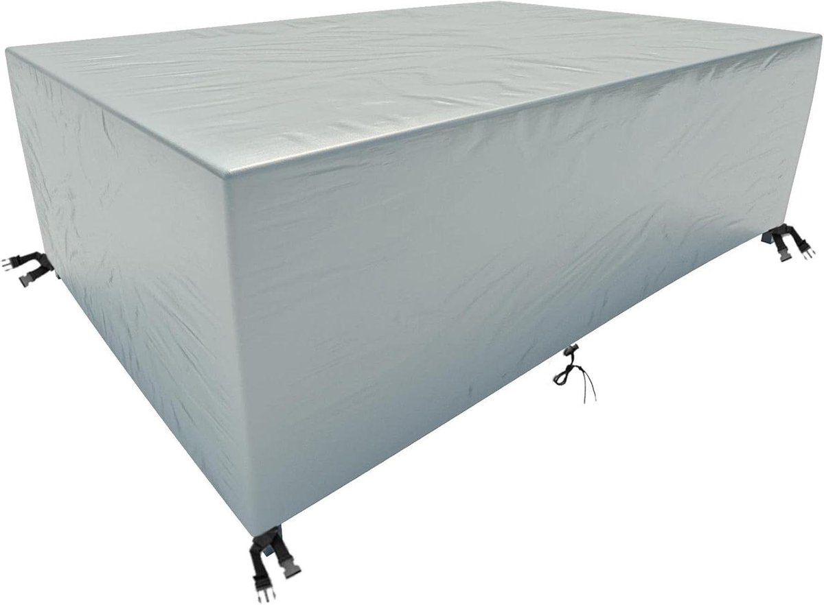 Tuinmeubelhoes - Terrasmeubelhoes Beschermhoes - Meubels Beschermen - 420D Oxford Stof - 130 x 125 x 90 cm - Zwart